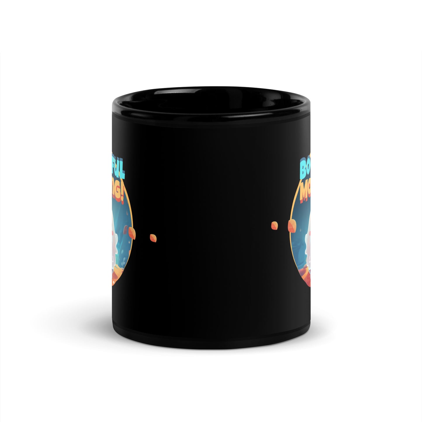 Boo-tiful Morning Ghost Halloween Coffee Mug – Ceramic, Cute Ghost Design, Fall Drinkware